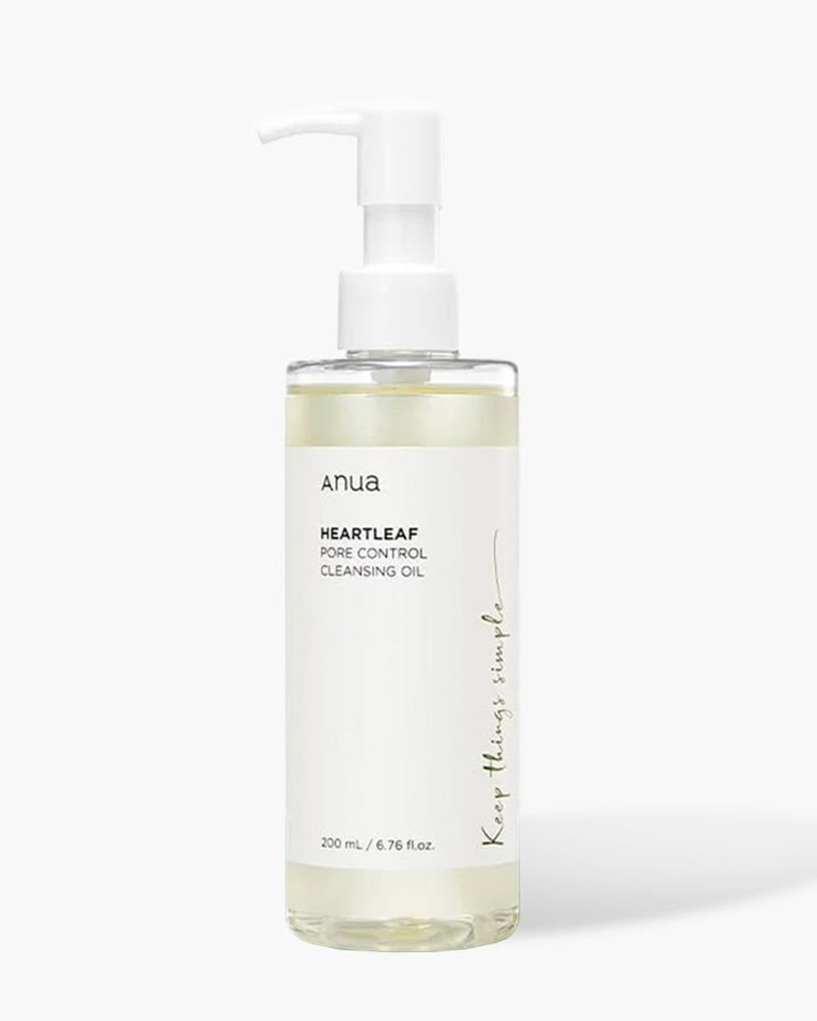 anua heatleaf pore control cleansing oil