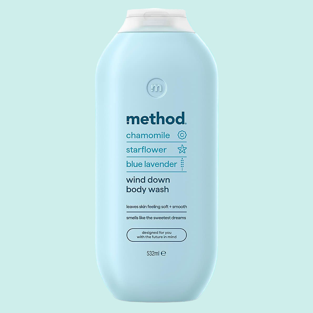 Method Body Wash Blue (Deep Detox – Cucumber, Seaweed, Green Tea):