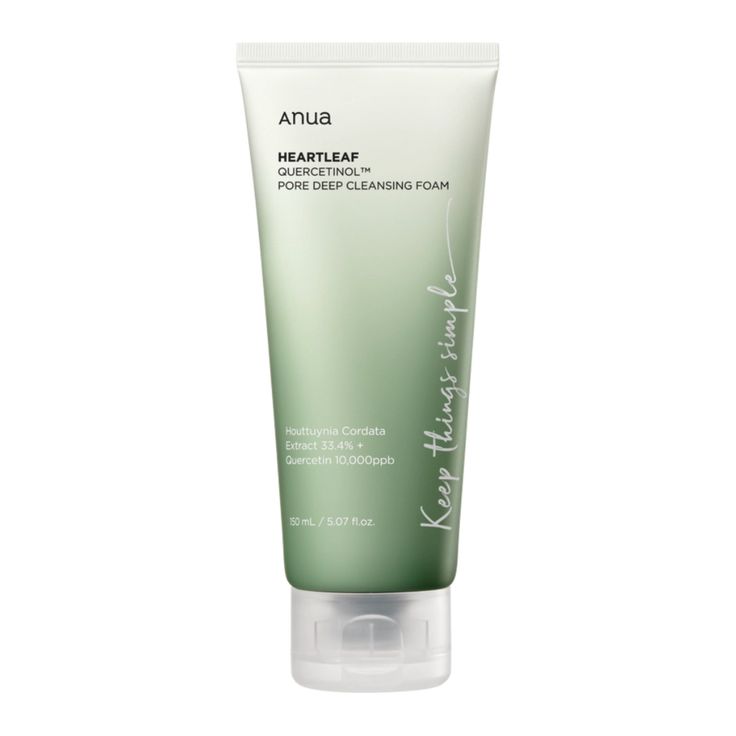Anua heatleaf pore deep cleansing foam